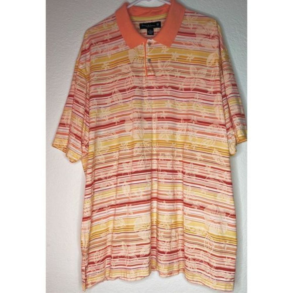 Tommy Bahama XXL Striped Polo Shirt
